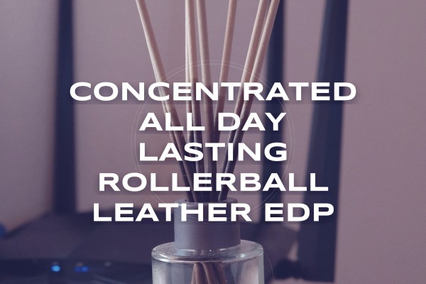 concentrated all-day lasting rollerball leather edp