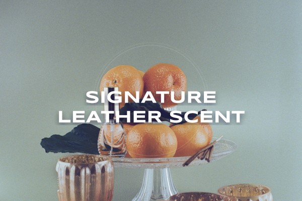 signature leather scent